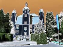 Schlo� Sch�nau in Bad S�ckingen. Hier wurde mit ACDSee 9, auch mit Vorg�ngerversionen m�glich, unter Effekte dann Lunarisieren angeklickt. Mit Farben und Kontrast weiter experimentiert und das ist das Ergebnis. 28.11.2006