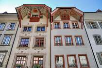 Aarau, Hauptstadt des Kantons Aargau, 16.000 Einwohner. Wie man sieht, ist der Beiname  Stadt der sch�nen Giebel  zutreffend. 2.11.2006