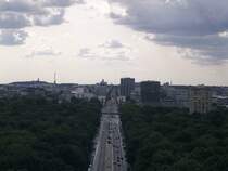 Blick von der Siegess�ule Richtung Ernst Reuter Platz.