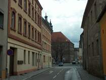 Laucha - Gro�e Salzstra�e - Blick Richtung Markt - Aufnahme vom 26.03.2006