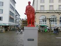 Eine Nachbildung der Napoleon-Statue auf dem Kasseler K�nigsplatz am 22.03.2008