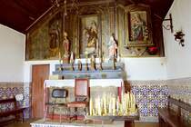 ARMA��O DE P�RA (Concelho de Silves), 23.01.2005, Blick in die Ermida de Santo Ant�nio das Areias