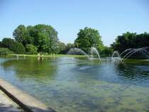 Der Flamingo-Teich im Westfalenpark Dortmund