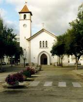 ARMA��O DE P�RA (Concelho de Silves), 13.11.1998, Igreja Nossa Senhora dos Navegantes, die Igreja Matriz von Arma��o de P�ra (Foto eingescannt) 
