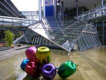 Innenhof des Nord/LB-Geb�udes am Aegidientorplatz