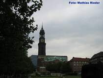 St. Michaels Kirche in Hamburg am 06.08.08 (Von dieser Plattform hat man sicht �ber die ganze Stadt Hamburg)