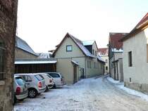 Laucha an der Unstrut - Die Kleine Salzstra�e Richtung Hallesche Stra�e - 11.01.2009