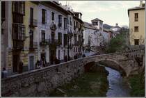 Carrera del Darro in Granada. Scan eines Dias aus dem Fr�hjahr 2000.