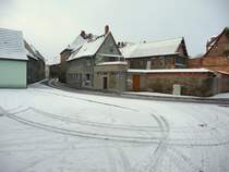 Laucha an der Unstrut - Blick in die Gro�e Salzstra�e - Foto vom 12.02.2009 
