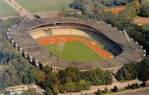 K�lner Stadion - Luftaufnahme vom September 1992