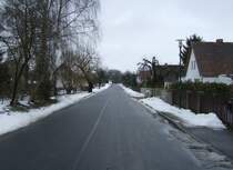 M�hlenweg am 23.02.2009, Richtung B 112