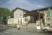 Bad Salzungen, am Bahnhof der Werratalbahn