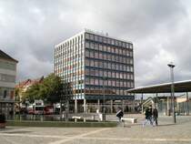 Ein B�rohaus vor dem Hauptbahnhof von Osnabr�ck.