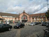 Der Vorplatz des Hauptbahnhofs von Osnabr�ck.