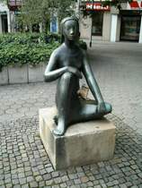 Kunst in der Fu�g�ngerzone von Osnabr�ck.