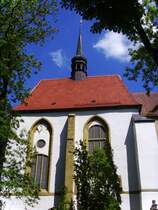 Kirche zum Heiligen Kreuz in Zittau. Hier ist das Gro�e Zittauer Fastentuch zu bewundern.