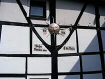 Eine Sonnenuhr in Herten-Westerholt.