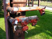 Stillgelegte L�schwasseranschl�sse der ehemaligen Kokerei Zollverein in Essen-Katernberg.