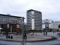 Der Kennedyplatz in Essen am 22. April 2008.