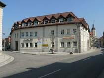 Laucha an der Unstrut - H�user am Eingang zur Halleschen Stra�e - 12.04.2009