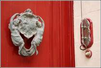An vielen T�ren in Mdina sind interessante T�rklopfer angebracht. 20.03.2009