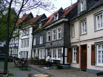 H�user am Kirchplatz in Hattingen am 15. April 2009.