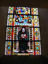 Ein Kirchenfenster in der Altstadtt von Hattingen am 15. April 2009.