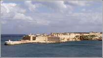 Das Ricasoli Fort in Kalkara bewachte am �stlichen Ufer die Einfahrt zum Grand Harbour. 21.03.2009