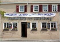 Die Wirtschaftskrise in T�bingen. 02.05.2009 (Matthias)