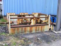 Ein rostiges Maschinenteil auf dem Gel�nde des Bergwerks Auguste Victoria 3/7 in Marl beim Tag der offenen T�r am 9. Mai 2009. 
