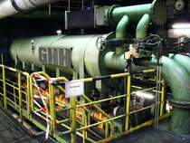 Ein Kessel und Rohrleitungen in der Kohlenw�sche des Bergwerks Auguste Victoria 3/7 in Marl beim Tag der offenen T�r am 9. Mai 2009. 
