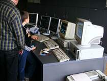 Im Kontrollraum der Kohlenw�sche des Bergwerks Auguste Victoria 3/7 in Marl beim Tag der offenen T�r am 9. Mai 2009. 
