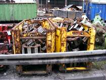 Ein Materiallagerplatz auf dem Gel�nde des Bergwerks Auguste Victoria 3/7 in Marl beim Tag der offenen T�r am 9. Mai 2009. 
