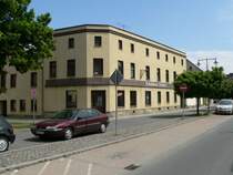 Laucha an der Unstrut - Das Schuhhaus Schulze - ein Gesch�ft mit Tradition - Herrenstra�e Ecke Untere Hauptstra�e - Foto vom 09.05.2009 
