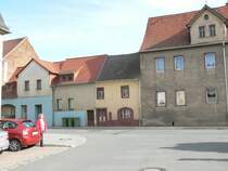 Laucha an der Unstrut - H�user in der Unteren Hauptstra�e - Foto vom 12.05.2009 
