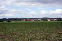 Blick auf den Orsteil Bresinchen, vom Oder-Neisse Radweg (Bresinchener Stra�e) am 04.06.09
