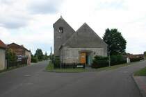 Ortsteil Ratzdorf, offene Kirche, Neissestrasse/Sch�tzenweg. Gesehen am 04.06.09
