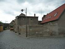 Laucha an der Unstrut - Blick von der Unstrut in die Herrenstra�e - Foto vom 12.06.2009