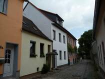 Laucha an der Unstrut - H�user in der Unteren Krautgasse - Foto vom 21.06.2009 
