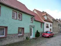 Laucha an der Unstrut - H�user in der Unteren Krautgasse - Foto vom 21.06.2009 
