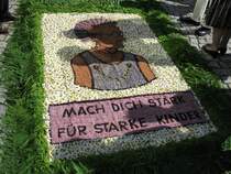 Blumenteppich in H�fingen aufgenommen am 11.06.09 Fronleichnam.