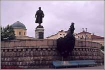 Das Seefahrer-Denkmal in Twer im August 1974. Scan vom Dia.