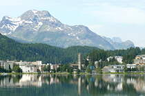 Blick am 21.07.2009 �ber St.Moritzer See