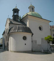 Krakow 08.2009. Kosciol Sw. Wojciecha w rynku / St. Adalbert Kirche auf den Hauptmarkt