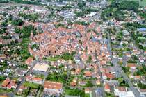 Alsfeld aus der Luft - Juni 2005 - 2. Perspektive. 