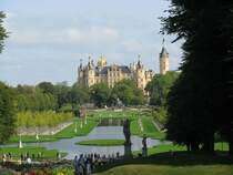 Schlo�garten mit Schlo�, BUGA 2009 Schwerin 16.09.2009