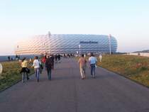 zu sehen ist die allianz arena der stadt m�nchen entstanden am 23.09.05

