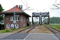Eisenbahnbr�cke �ber die Peene in Anklam