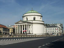 Warszawa  08.2009. Plac Trzech Krzyzy