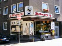 Eine B�ckerei am Goetheplatz im Dichterviertel